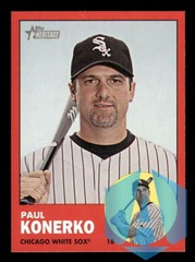 2012 Topps Heritage Target Retail Red Border #100 Paul Konerko White Sox